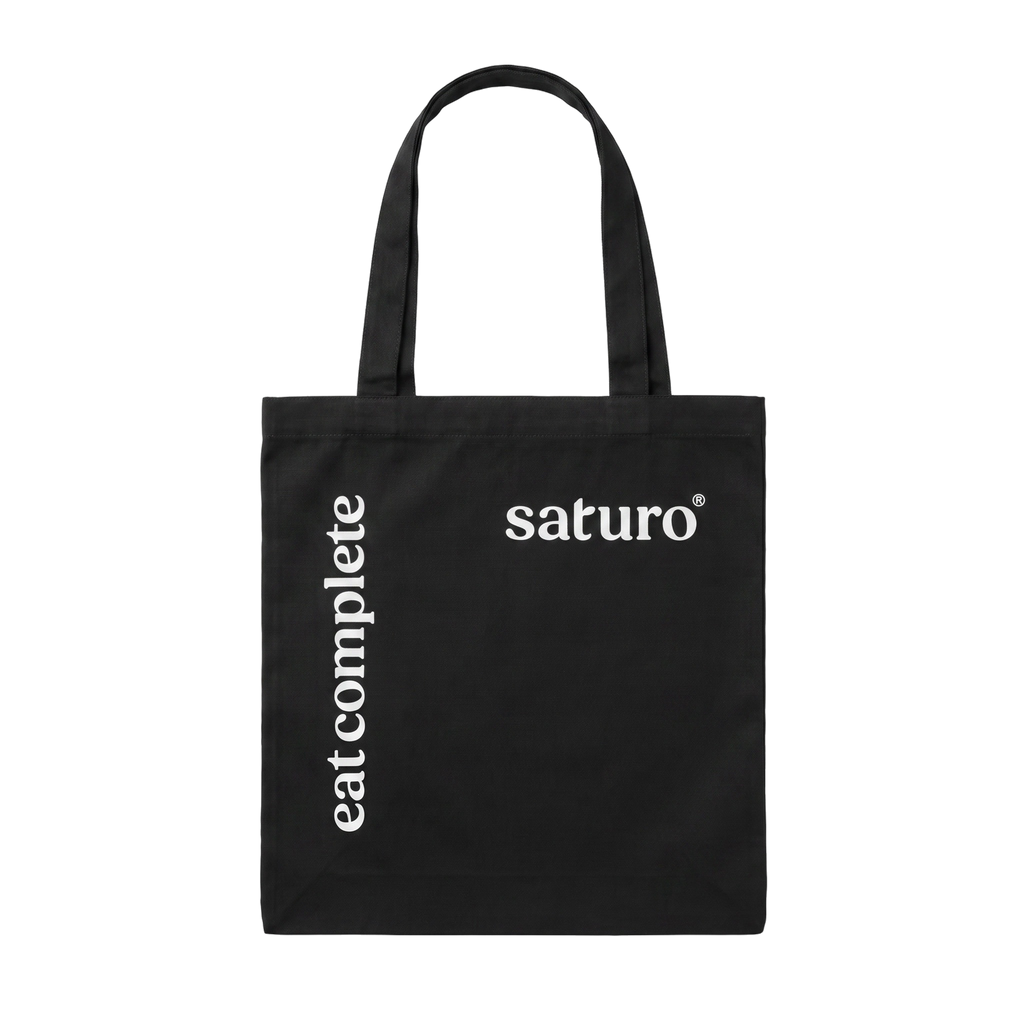 Saturo Tragetasche Schwarz – Vorderansicht