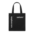 Saturo Tragetasche Schwarz – Vorderansicht