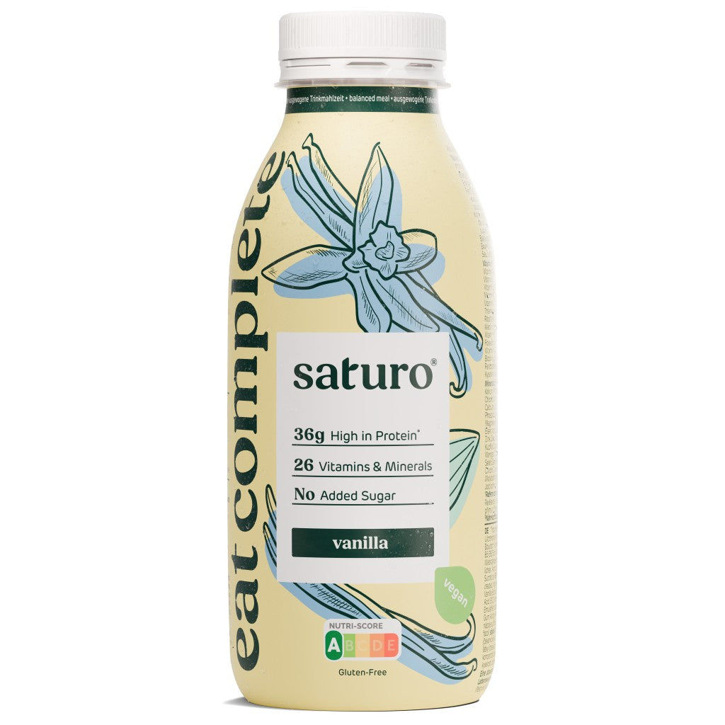 Saturo Ready-to-Drink Meal 400 ml - High protein drinkable food.