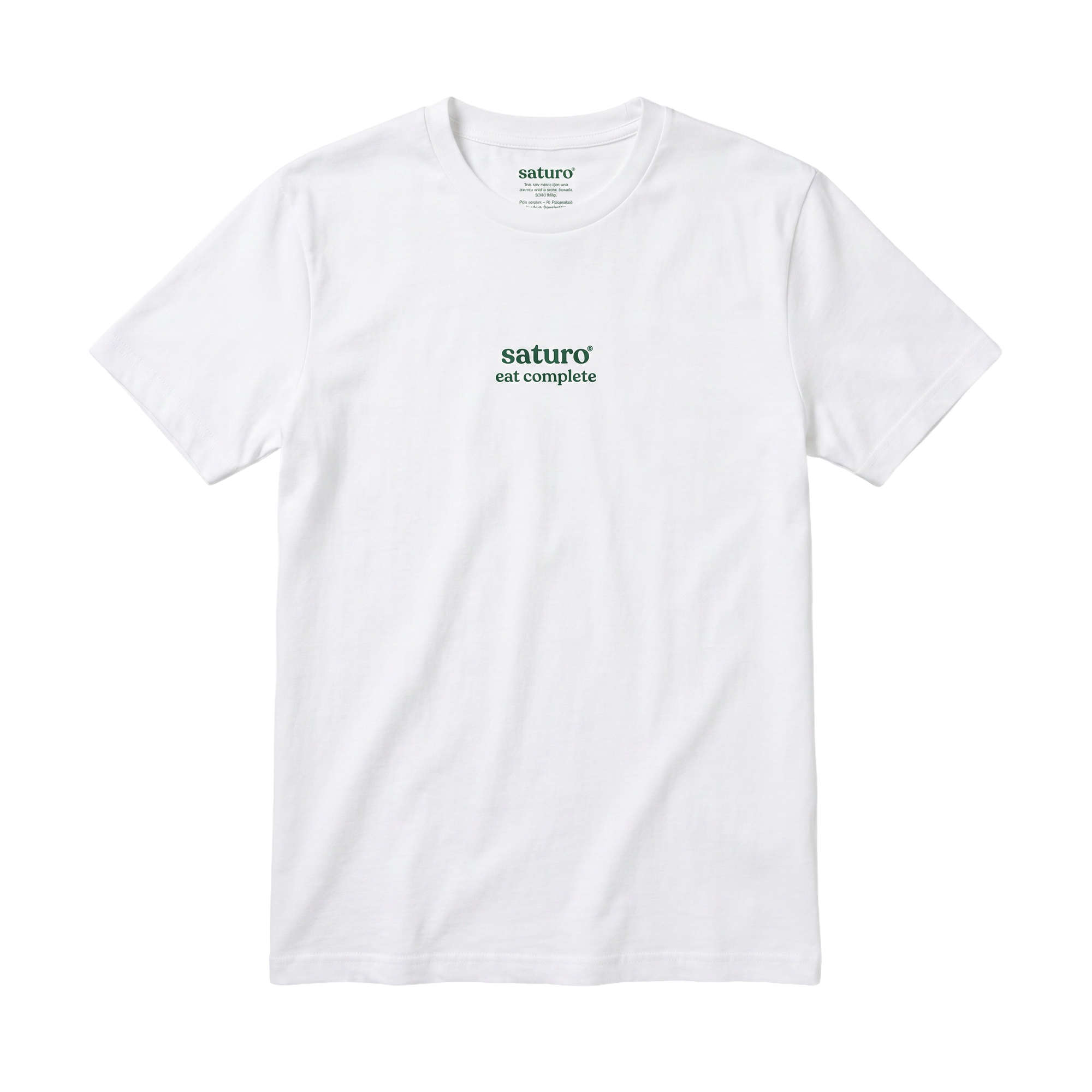Saturo T-Shirt Weiß – Vorderansicht