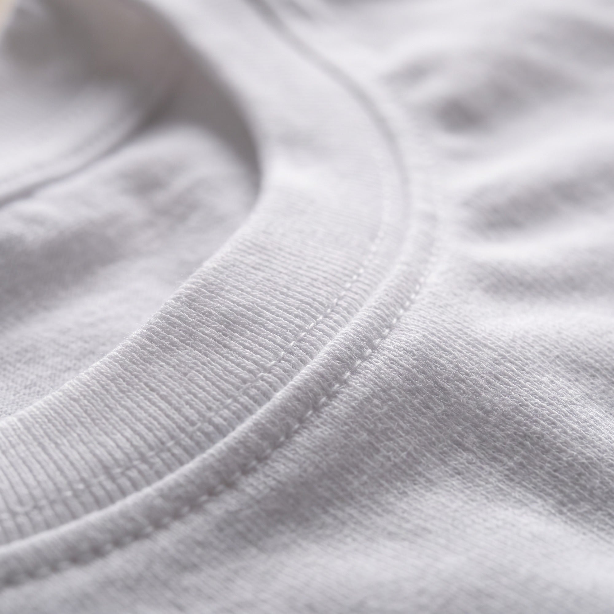 Saturo T-Shirt Weiß – Stoffdetail